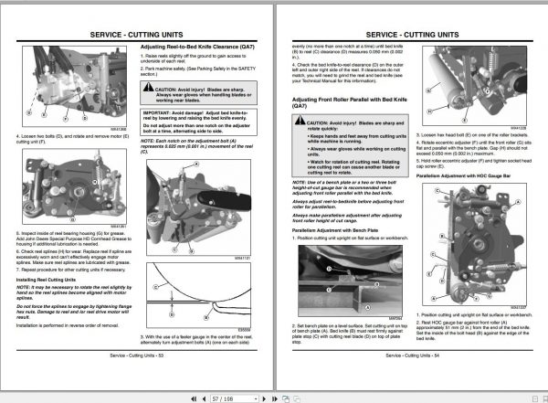 John Deere Trim Surrounds Mower 7200 7400 Operators Manual OMTCU29637 K0 2010 2