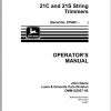 John Deere Trimmers 21C 21S SN 075001 Operators Manual OMM122057 H5 1