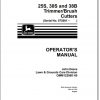 John Deere Trimmers 25S 30S 38B SN 075001 Operators Manual OMM122060 H5 1