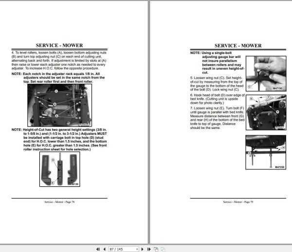 John Deere Turf System I II 3215 3235 SN 020001 Operators Manual OMMT2353 K4 2