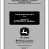 John Deere Utility All Terrain Vehicle UATV Buck Operators Manual OMC219000314 E4 1