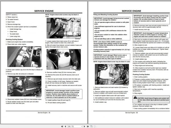 John Deere Utility Vehicle Gator HPX 4×4 SN 060001 Operators Manual OMM157849 A9 2008 2