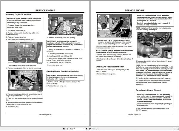 John Deere Utility Vehicle M Gator A1 Operators Manual OMM157466 D7 2007 2