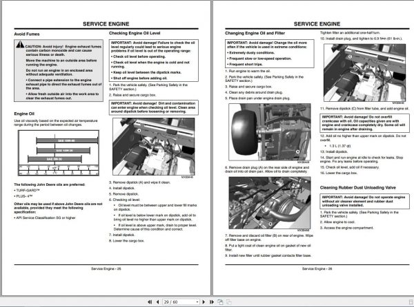 John Deere Utility Vehicle TX SN 030001 Operators Manual OMM158209 A8 2007 2