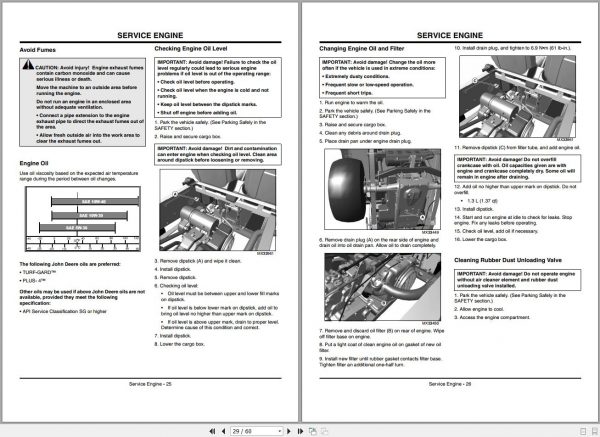 John Deere Utility Vehicle TX Turf SN 010001 Operators Manual 2