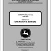 John Deere Utility Vehicle XUV 825i Operators Manual OMM158411 C0 2010 1