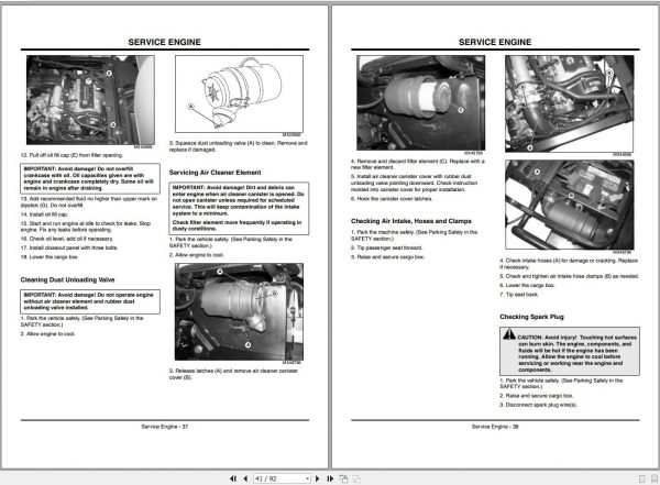 John Deere Utility Vehicle XUV 825i Operators Manual OMM158411 C0 2010 2