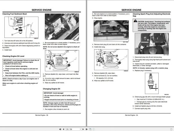 John Deere Walk Behind Greensmower 180B 220B 260B Operators Manual OMMT7338 J4 2004 2