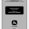 John Deere Walk Behind Greensmower 180C 220C 260C Operators Manual OMTCU22819 K6 2007 1
