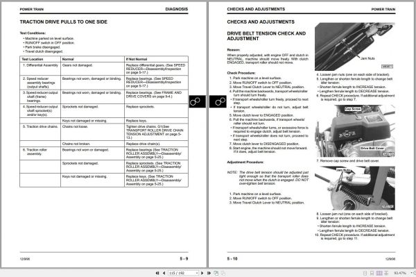 John Deere Walk Behind Greensmower 220A Technical Manual TM1680 2