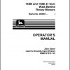John Deere Walk Behind Rotary Mower 14SB 14SE 21 Inch Operators Manual OMM121572 H5 1