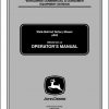 John Deere Walk Behind Rotary Mower JA62 Operators Manual OMGX21223 J2 2002 1