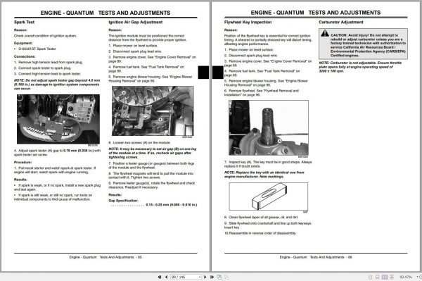 John Deere Walk Behind Rotary Mowers JS60 JS60H JS61 JS63 JS63H JS63E Technical Manual 2