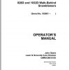John Deere Walk Behind Snowblowers 828D 1032D SN 160001 Operators Manual OMM126619 E6 1