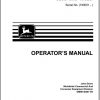 John Deere Walk Behind Snowblowers 828D 1032D SN 190001 Operators Manual OMM140487 E9 1