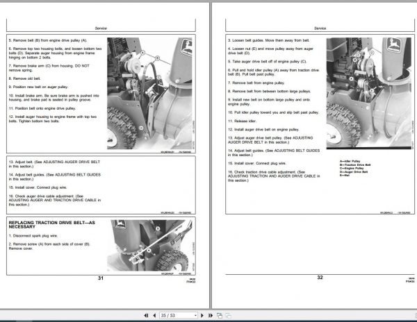 John Deere Walk Behind Snowblowers TRS22 SN 120001 Operators Manual OMM117853 G2 2