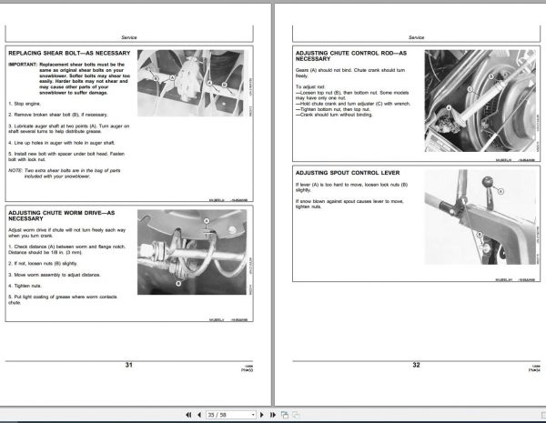 John Deere Walk Behind Snowblowers TRS24 TRX24 TRS26 TRX26 Operators Manual OMM95308 F0 2