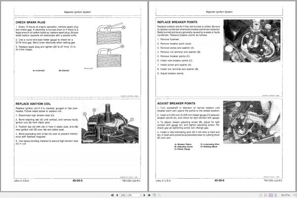 John Deere Walk Behind Snowblowers Technical Manual TM1234 2