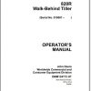 John Deere Walk Behind Tiller 820R SN 010001 Operators Manual OMM134173 H7 1