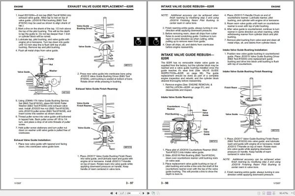 John Deere Walk Behind Tillers 314F 518R 820R Technical Manual TM1687 2