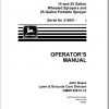 John Deere Wheeled Sprayer 15 25 Gallon Portable Operators Manual OMM125813 L5 1