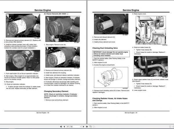 John Deere Wide Area Mower 1600 Turbo SN 090001 Operators Manual OMTCU29601 J1 2011 2
