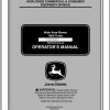 John Deere Wide Area Mower 1600 Turbo TC1600TO50001 Operators Manual OMTCU21010 A9 2009 1
