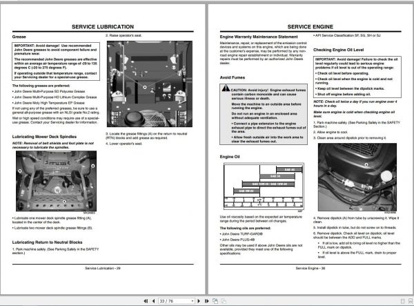 John Deere Z Trak Estate Series Z510A 520A SN 010001 Operators Manual OMTCU22799 A8 2007 2