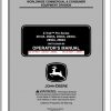 John Deere Z Trak Pro Series Z810A Z860A Operators Manual OMTCU26008 B9 2009 1