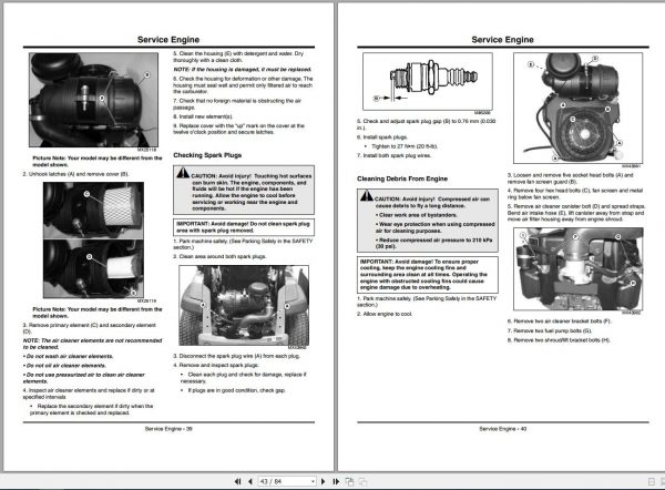 John Deere Ztrak Z700 Series SN 030001 Operators Manual OMTCU30420 J1 2011 2