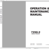 Kobelco Crawler Crane 7250 2F 2015.10 S2JD01002ZE25 Operation Maintenance Manual 1 1