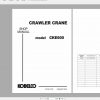 Kobelco Crawler Crane CKE600 1F S5GB00001ZE05 Shop Manual