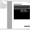 Komatsu Forklift 11.6 GB PDF Updated 2022 All Model Shop Manuals Service Manual DVD 1 2