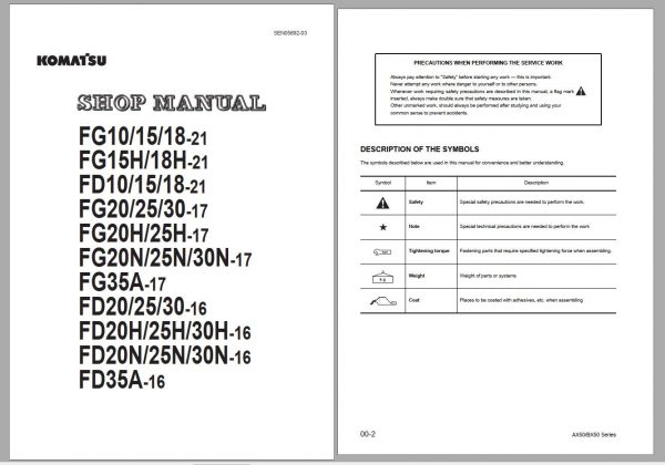Komatsu Forklift 11.6 GB PDF Updated 2022 All Model Shop Manuals Service Manual DVD 7