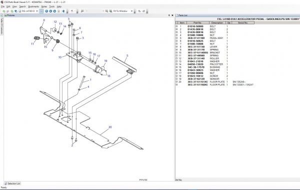 Komatsu Forklift CSS 02.2022 Spare Parts Catalogue DVD 3