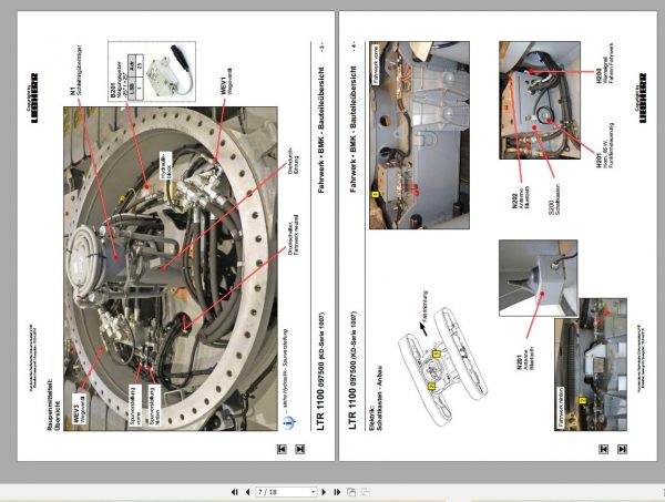 Liebherr Crawler Crane with Telecopic Booom LTR 1100 100 Ton Operator Manual Diagnostics LICCON Wiring Diagr 11