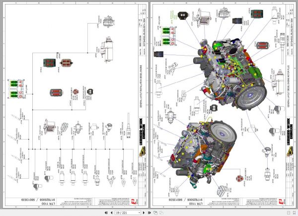 Liebherr Crawler Crane with Telecopic Booom LTR 1100 100 Ton Operator Manual Diagnostics LICCON Wiring Diagr 6