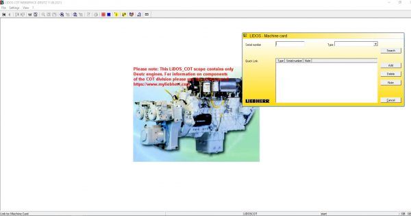 Liebherr Lidos COT LBH LFR LHB LWE LWT Online EPC Service Document Updated 03.2022 DVD 1