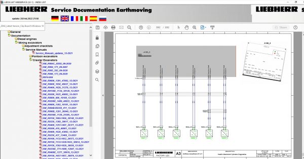 Liebherr Lidos COT LBH LFR LHB LWE LWT Online EPC Service Document Updated 03.2022 DVD 15