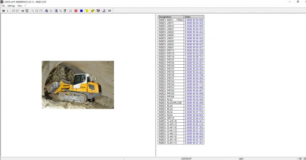 Liebherr Lidos COT LBH LFR LHB LWE LWT Online EPC Service Document Updated 03.2022 DVD 5