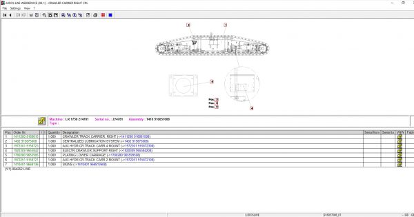 Liebherr Lidos COT LBH LFR LHB LWE LWT Online EPC Service Document Updated 03.2022 DVD 9
