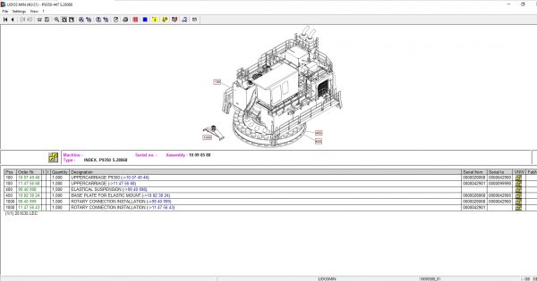 Liebherr Lidos Offline EN Mining Truck Excavator 10.2021 EPC Parts Catalog Service Documentation DVD 2