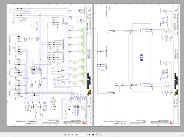 Liebherr Mobile Crane LTM 1100 5.2 100 Ton Operator Manual Diagnostics LICCON Wiring Diagram 8