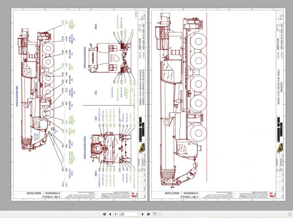Liebherr Mobile Crane LTM 1100 5.2 100 Ton Operator Manual Diagnostics LICCON Wiring Diagram 9