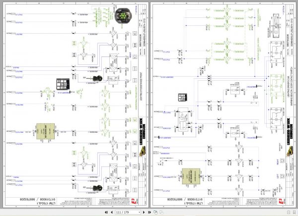 Liebherr Mobile Crane LTM 1750 9.1 750 Ton Operator Manual Diagnostics LICCON Wiring Diagram 21