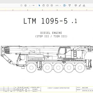 Liebherr LTM 1095 51 Schematic Electric Hydraulic PneumaticENDE 1