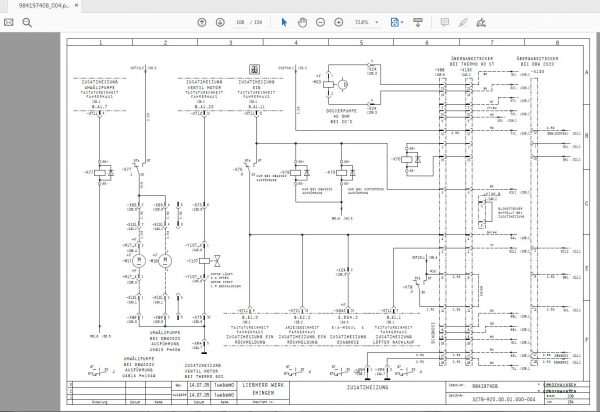 Liebherr LTM 1095 51 Schematic Electric Hydraulic PneumaticENDE 5