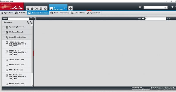 Linde Service Guide LSG v.5.2.2 Updated U0213 11.2021 Service Parts Information DVD 10