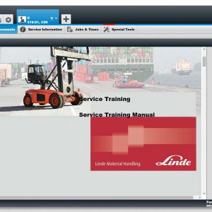 Linde Service Guide LSG v.5.2.2 Updated U0213 11.2021 Service Parts Information DVD 11