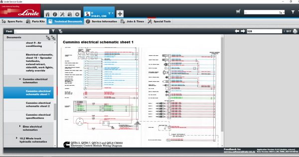 Linde Service Guide LSG v.5.2.2 Updated U0213 11.2021 Service Parts Information DVD 14